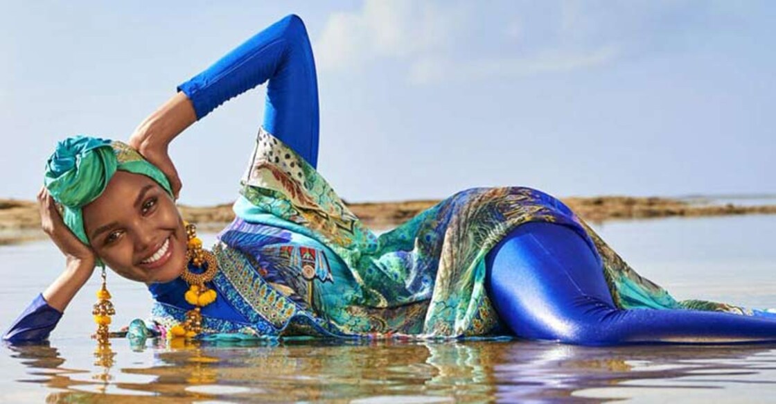 Muslim supermodel sets history with burkini shoot for US sports magazine