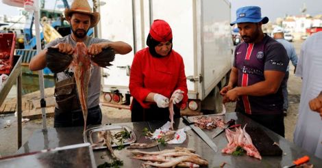 Fish out of water: Algerian woman restaurateur makes living in a man's world