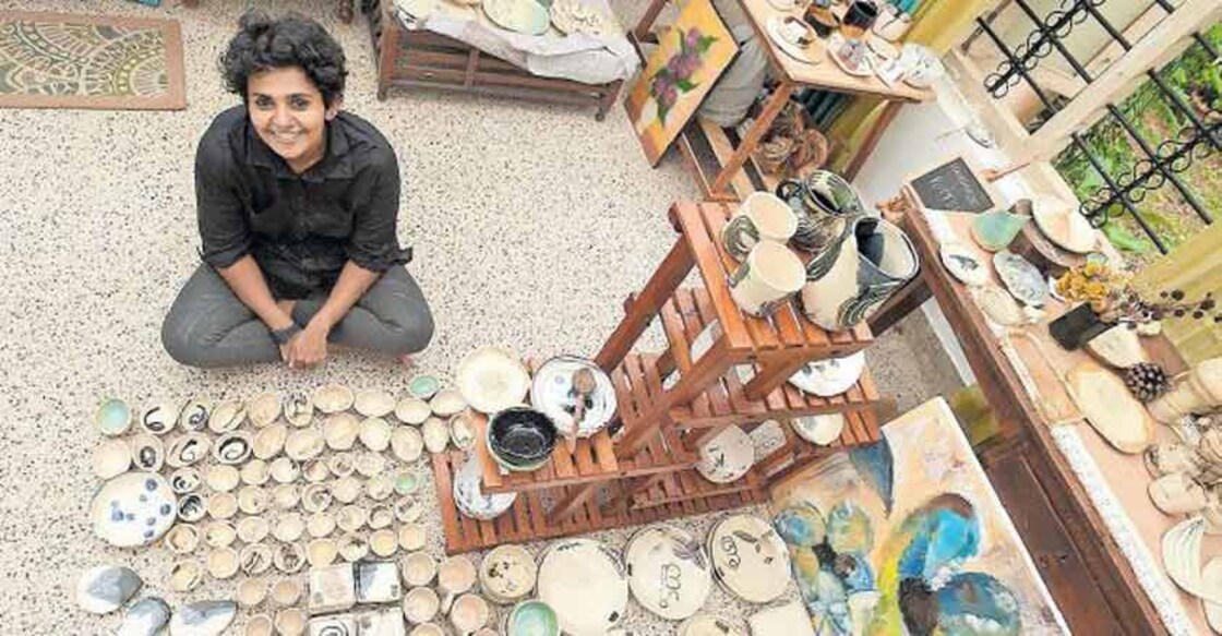 Passion for designing pottery items earns Anu rich rewards